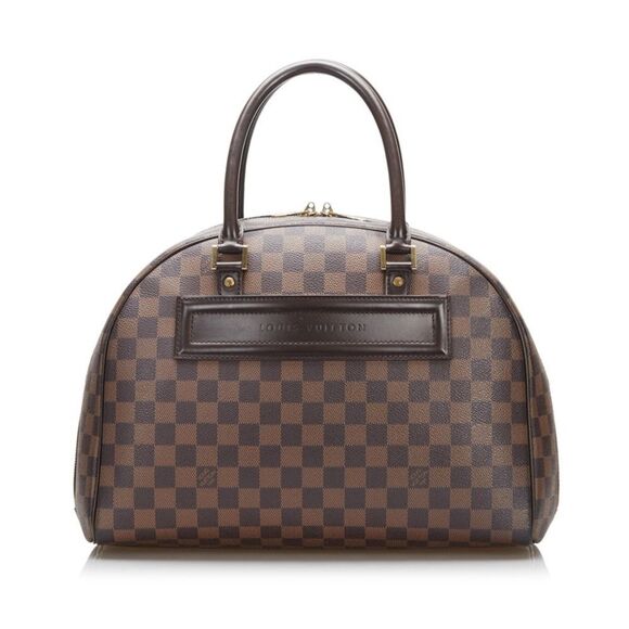 Louis Vuitton Damier Nolita Handbag Brown PVC Leather - Picture 3 of 8